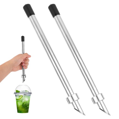 2pz perforatore per cannucce - per,