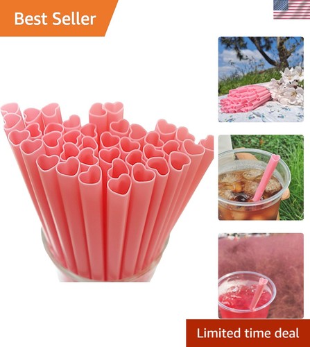 100 pezzi cannucce rosa - pezzi,