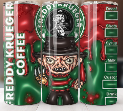 Freddy scary bicchiere - freddy,
