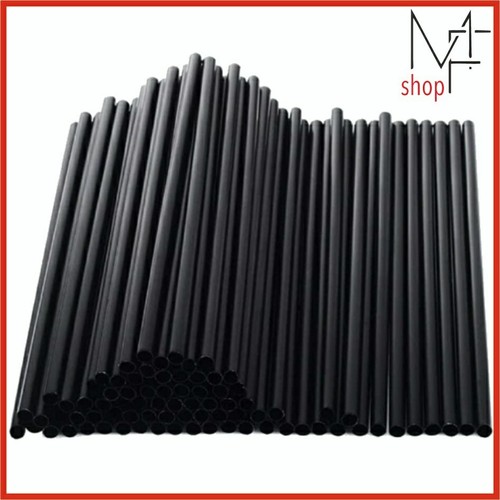 Cannucce plastica nere - plastica,