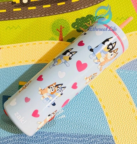 Bicchiere san valentino bluey - san,