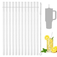 12 Pezzi Cannucce di Plastica