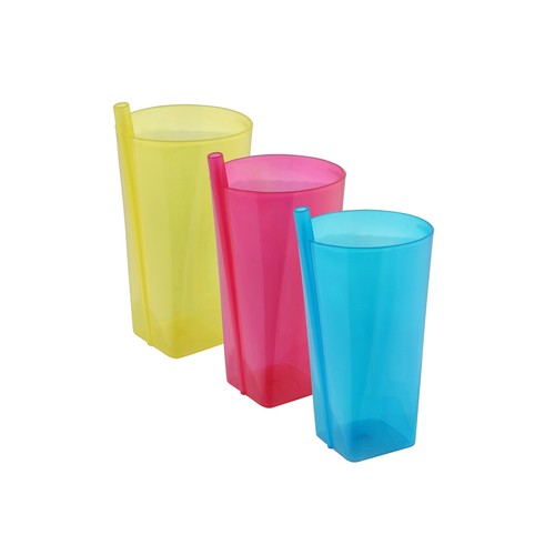 Mehrweg kunststoffbecher - 3x, mehrweg-kunststoffbecher