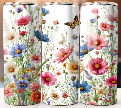 Bicchiere fiori selvatici - , 20