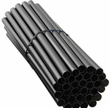 1000 Cannucce nere di plastica